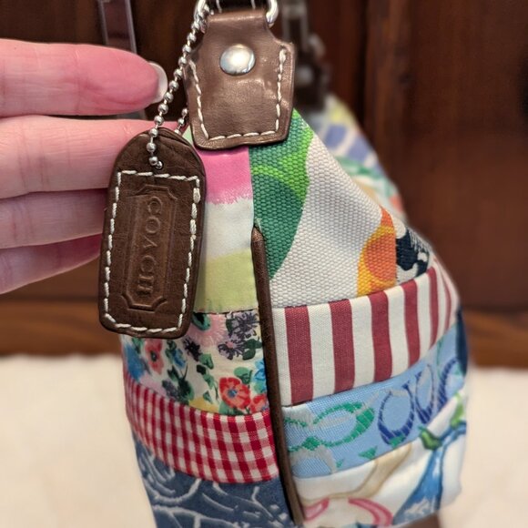 Vintage COACH Patchwork Mini Bag - Picture 5 of 12